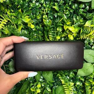Versace Black and Gold Sunglasses Case